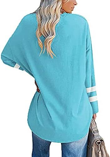 تی‌شرت زنانه یقه گرد/ویژه زنانه زنانه نیم‌آستین تی‌شرت‌های بیسبال سایز بزرگ تاپ‌های تونیک Image