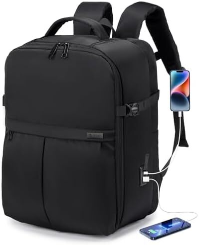 کیف کابین SPAHER 40x30x20، کوله‌پشتی لپ‌تاپ زیر صندلی 15.6 اینچی برای مدرسه، کیف دستی، کوله‌پشتی سفر، کوله‌پشتی دستی، کوله‌پشتی روزمره، کیف پرواز تایید شده