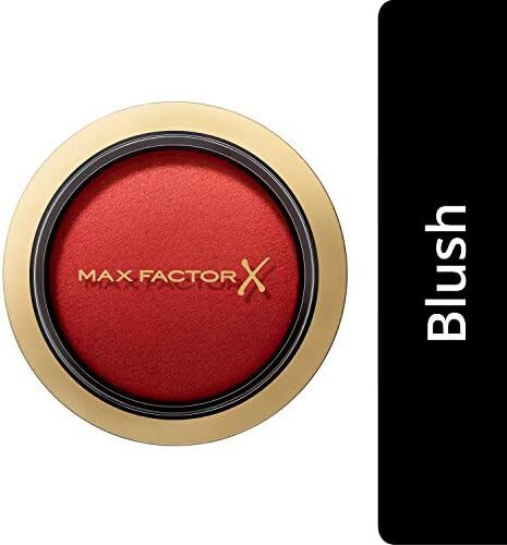 رژگونه کامپکت Max Factor Cheeky Coral 35 - رژگونه مرمری برای درخشندگی عالی - رژگونه پودری چند تنی - زردآلو Image