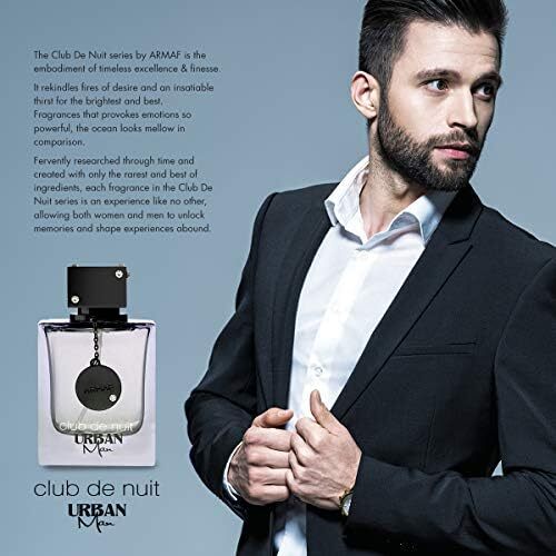Armaf Club De Nuit Urban Man, Eau De Parfum 105ml عطر مردانه مشکی توسط آرماف از House of the Sterling Image
