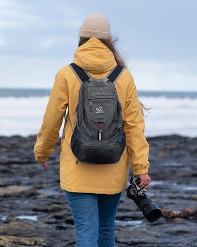 کوله پشتی کوچک تاشو فوق سبک WATERFLY: 20 لیتری کوله پشتی کوهنوردی با قابلیت بسته بندی سبک وزن کوله پشتی کوهنوردی در فضای باز کوله پشتی ورزشی در فضای باز کوله پشتی مسافرتی زنانه مردانه Image