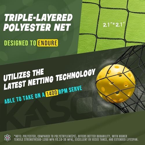 KASCEN 4 Pack ایالات متحده Pickleball (USAPA) مورد تایید Pickleball-V1 Image