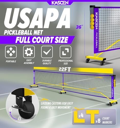 KASCEN 4 Pack ایالات متحده Pickleball (USAPA) مورد تایید Pickleball-V1 Image