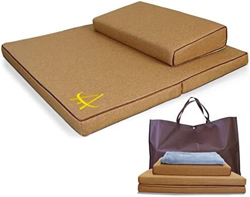 ست تشک مدیتیشن Agsnilove تشک یوگا ضخیم بزرگ بالش کف صندلی برای بزرگسالان لوازم جانبی مدیتیشن Image