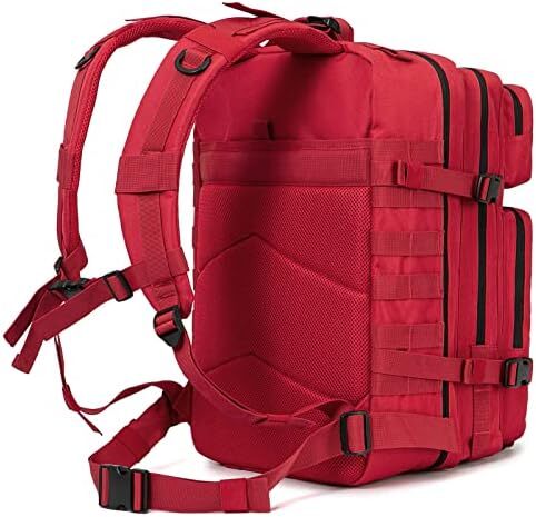 QT&QY 45L Military Tactical Backpacks Molle Army Assault Pack 3 Day Bug Out Survival Bag Hiking Treeking Rucksack Image