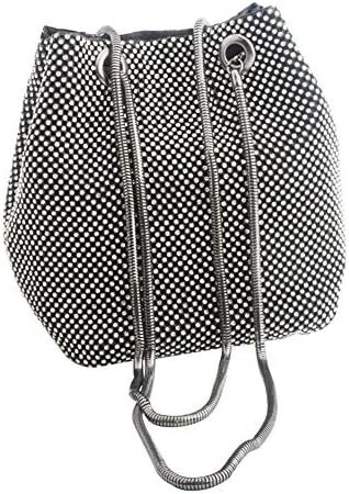 Mogor زنانه مثلث Bling براق کیف تاج جعبه کلاچ شب کیف های لوکس مهمانی Image