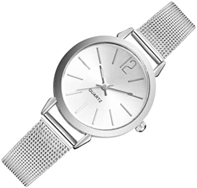 ساعت مچی زنانه ساعت مچی زنانه دستبند زنانه ساعت مچی زنانه ساعت مچی مشبک قابل تنظیم ساعت مچی فلزی با کمربند مشبک ساده گاه به گاه زنانه نگهدارنده ساعت رزگلد