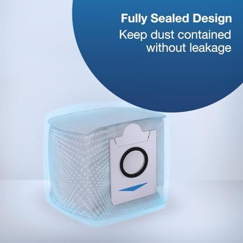 کیسه گرد و غبار ECOVACS 3 عددی برای ایستگاه همه‌کاره DEEBOT X2 OMNI/ T30 Pro Omni، سفید Image