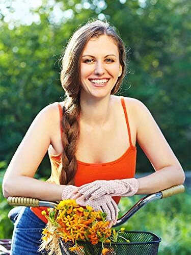 دستکش بدون انگشت Maxdot ضد لغزش محافظ UV دستکش رانندگی تابستانی در فضای باز برای زنان و دختران Image