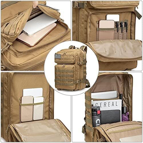 کوله‌پشتی پیاده‌روی تاکتیکی نظامی 40 لیتری G4Free 3 روزه حمله 3 روزه بقا Molle Pack Bug Out کیف کوله‌پشتی ماهیگیری Image