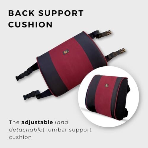 FOM (دوستان مدیتیشن) ® صندلی مدیتیشن بودا آرامش‌بخش بسیار بزرگ. صندلی کف / صندلی یوگا / صندلی مدیتیشن با تکیه گاه پشتی و کوسن مدیتیشن / صندلی مدیتیشن Image