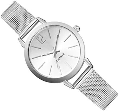 ساعت مچی زنانه ساعت مچی زنانه دستبند زنانه ساعت مچی زنانه ساعت مچی مشبک قابل تنظیم ساعت مچی فلزی با کمربند مشبک ساده گاه به گاه زنانه نگهدارنده ساعت رزگلد Image