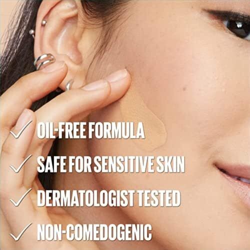 کرم فونداسیون Ever Beauty Super Stay کانسیلر با پوشش کامل آرایش صورت مرطوب کننده با ماندگاری تا 30 ساعت برای پوست های مختلف آرایش ضد آب ضدآب ضد حساسیت 45 میلی لیتری (بژ برهنه) Image