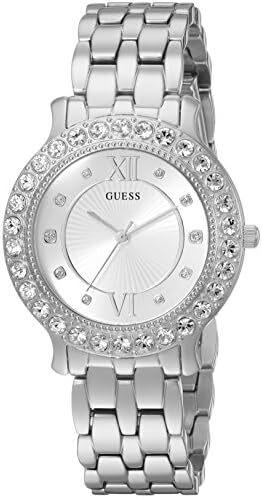 ساعت مچی کریستالی استیل ضد زنگ زنانه GUESS Image