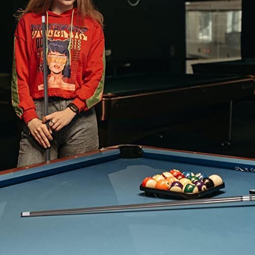 مجموعه چوب استخری Kmise از 1 چوب بیلیارد حرفه ای استخر - الگوی جوهر جاسازی شده 18،19،20 اوز استیک-ساخته شده از کامپوزیت فایبرگلاس گرافیت Image
