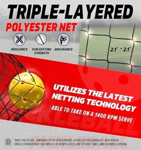 KASCEN 4 Pack ایالات متحده Pickleball (USAPA) مورد تایید Pickleball-V1 Image