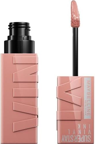 رژ لب براق ضد انتقال لباس بلند Maybelline New York Super Stay Vinyl Ink Nudes Image