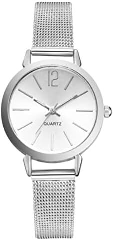 ساعت مچی زنانه ساعت مچی زنانه دستبند زنانه ساعت مچی زنانه ساعت مچی مشبک قابل تنظیم ساعت مچی فلزی با کمربند مشبک ساده گاه به گاه زنانه نگهدارنده ساعت رزگلد