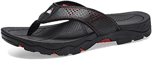 OUSIMEN مردانه دمپایی دمپایی راحتی در فضای داخلی و فضای باز صندل بنددار بند انگشتی گاه به گاه Image