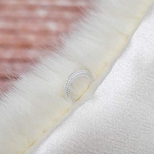 زنان CanB 1920 شال خز مصنوعی عروسی خز عروسی و بولرو شانه راسو مصنوعی دزدیده شده برای زنان و دختران Image