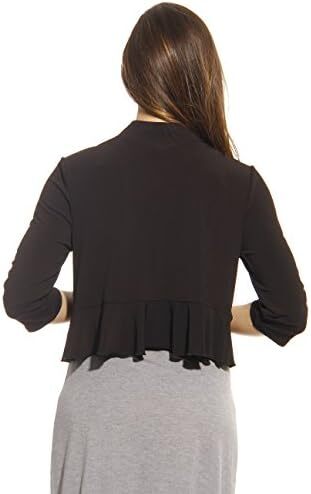 ژاکت کش باف پشمی زنانه شانه های شانه انداختن را دوست دارم Image