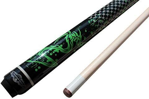 چمپیون Green Dragon Pool Cue Stick، دستکش بیلیارد، Predator 314 Taper، 12mm، نوک Kamui، قیمت خرده فروشی: MSRP 219 دلار (قاب سیاه، 20 اونس) Image