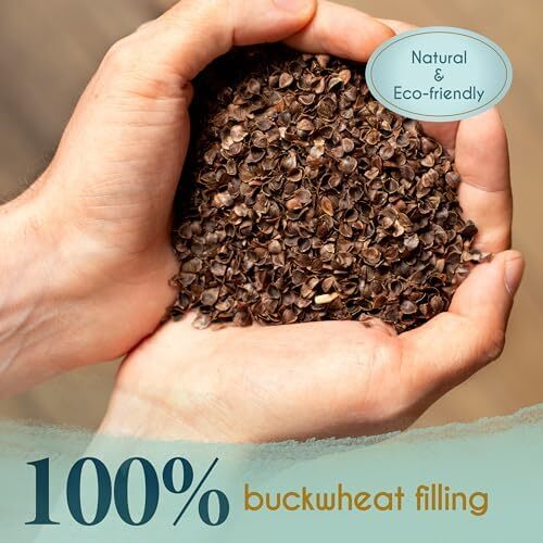 کوسن مدیتیشن فلورنسی - بالش کف راحت - بالش مدیتیشن هلالی سنتی با روکش مخملی زیبا - صندلی بالشتک کف بزرگ برای بزرگسالان - تقویت کننده گندم سیاه یوگا ممتاز Image