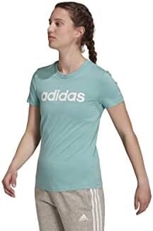 تی شرت با لوگوی باریک زنانه آدیداس Essentials Image