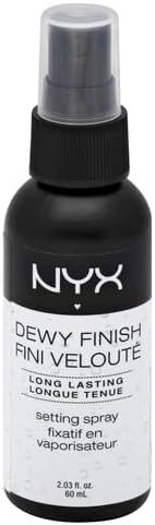 NYX MAKEUP PROFESSIONAL NYX اسپری تنظیم کننده آرایش طولانی مدت، Dewy Finish، 60 میلی لیتر