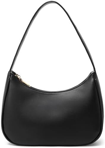 کیف‌های شانه‌ای زنانه CYHTWSDJ، کیف دستی مینی کلاچ مدل Hobo Tote با زیپ بسته Image