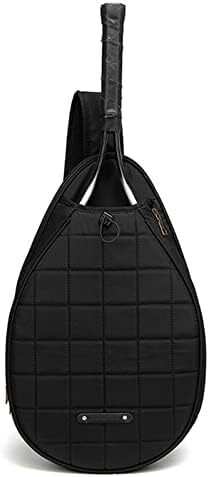 کیف راکت، کیف راکت تنیس، روکش راکت تنیس، کوله پشتی تنیس، با ظرفیت بالا، کیف شانه مقاوم در برابر آب، برای تنیس، راکتبال، اسکواش، چند رنگ Image