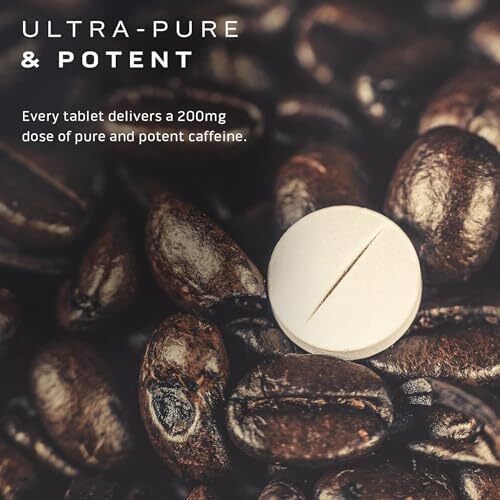 MuscleTech 100% کافئین تقویت کننده: قرص انرژی فوق العاده خالص برای حداکثر سرزندگی - 125 قرص Image