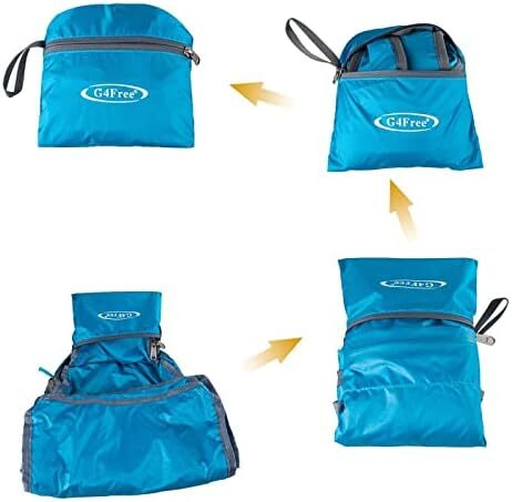 کوله‌پشتی ضدآب بسیار سبک تاشو G4Free کوچک 20 لیتری برای کمپینگ زنانه دوچرخه‌سواری مردانه Image