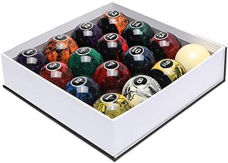 مجموعه توپ های بیلیارد حرفه ای CUPPA، 16 توپ کامل برای میزهای بیلیارد Image