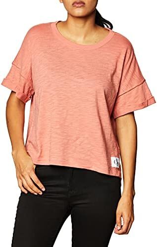 تی شرت با لوگوی آستین کوتاه زنانه Calvin Klein