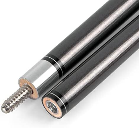 مجموعه چوب استخری Kmise از 1 چوب بیلیارد حرفه ای استخر - الگوی جوهر جاسازی شده 18،19،20 اوز استیک-ساخته شده از کامپوزیت فایبرگلاس گرافیت Image