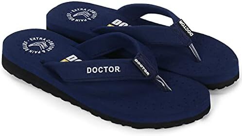 DOCTOR EXTRA SOFT Ortho Care زنانه ارتوپدی و دیابتی احساس خوب فوق العاده راحت Dr Sliders فلیپ فلاپ و دمپایی خانه برای زنان و دختران OR-D-16 Image