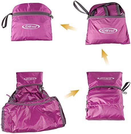 کوله‌پشتی ضدآب بسیار سبک تاشو G4Free کوچک 20 لیتری برای کمپینگ زنانه دوچرخه‌سواری مردانه Image