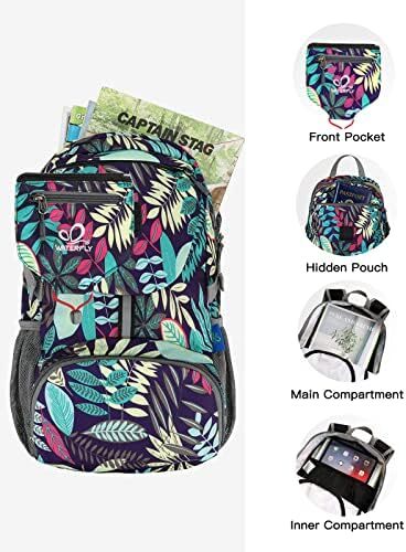 کوله پشتی کوچک تاشو فوق سبک WATERFLY: 20 لیتری کوله پشتی کوهنوردی با قابلیت بسته بندی سبک وزن کوله پشتی کوهنوردی در فضای باز کوله پشتی ورزشی در فضای باز کوله پشتی مسافرتی زنانه مردانه Image