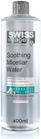 SWISSIMAGE Essential Care Soothing Micellar Water 400 ml | پاک کننده آرایش و پاکسازی و تسکین پوست | پاک کننده آرایش میسلار واتر Image
