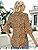 TFSDOD زنانه یقه V یقه 3/4 تاپ آستین زنگ دار یقه یقه دار پیراهن آستین دار یقه دار بلوزهای گشاد تابستانی تابستانی Thumbnail