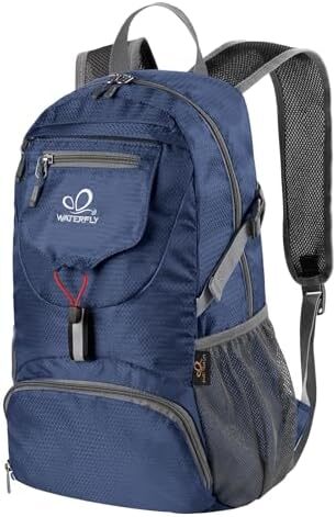 کوله پشتی کوچک تاشو فوق سبک WATERFLY: 20 لیتری کوله پشتی کوهنوردی با قابلیت بسته بندی سبک وزن کوله پشتی کوهنوردی در فضای باز کوله پشتی ورزشی در فضای باز کوله پشتی مسافرتی زنانه مردانه