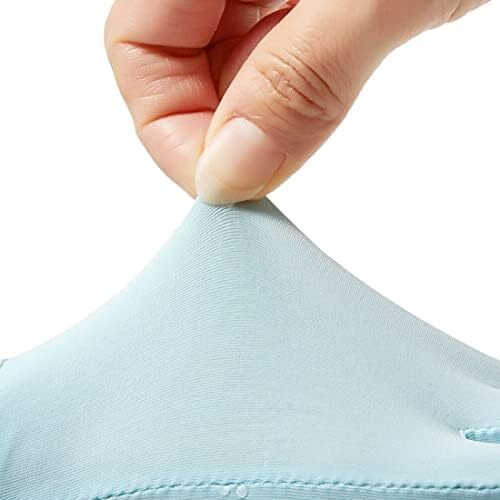 دستکش ضد آفتاب زنانه ضد آفتاب دستکش یخ ابریشم ضد آفتاب دستکش بدون انگشت صفحه لمسی تمام انگشت دستکش بدون لغزش دستکش دوچرخه سواری پیاده روی برای ماهیگیری در رانندگی گلف (صورتی) Image