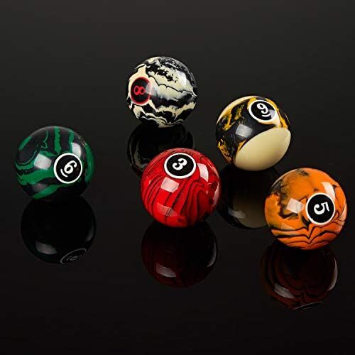 توپ های بیلیارد 2-1/4 اینچی کولاپسار لوکس 2-1/4 اینچی توپ بیلیارد به سبک چرخشی مرمری ست کامل 16 توپی (چند سبک موجود) Image