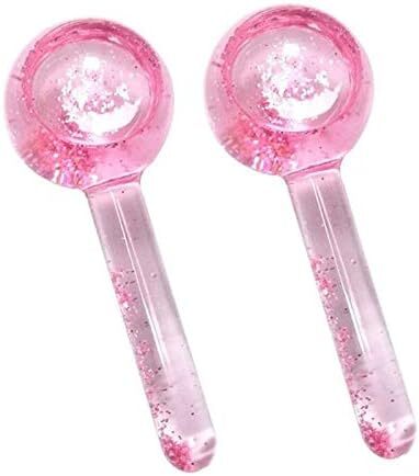 2 عدد توپ جادویی سرد برای ماساژ صورت، ابزار مراقبت از پوست برای کاهش جوش و چین و چروک، سفت کردن صورت و تسکین قرمزی