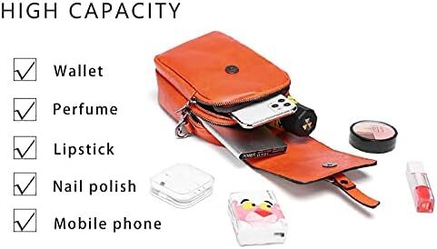 کیف تلفن کراس بادی قدیمی زنانه، کیف شانه ای کوچک مسنجر، کیف پول کیف پول نقد Image