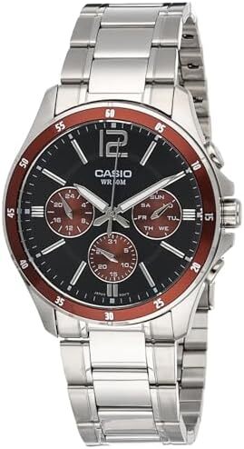 ساعت آنالوگ استیل ضد زنگ کاسیو Image