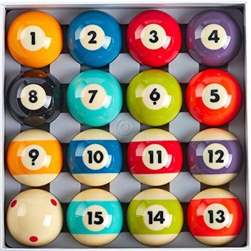 لوازم جانبی میز بیلیارد توپ بیلیارد ممتاز Billmart 2-1/10.2 سانتی متر سایز قاعده 16 ست بیلیارد توپ بیلیارد Image