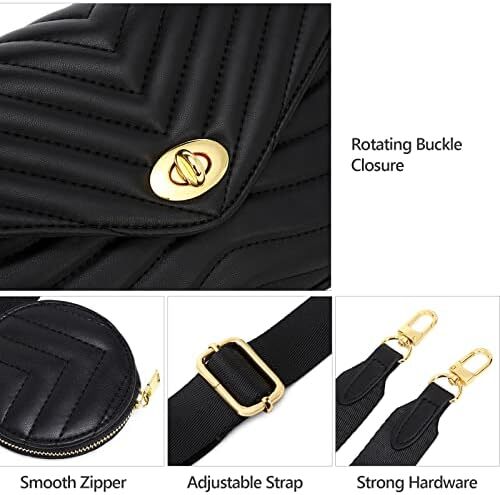 کیف زنانه جیهان جیهان بادی جیهان کیف دستی شانه ای طرح دار کیف کوچک Image