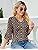 TFSDOD زنانه یقه V یقه 3/4 تاپ آستین زنگ دار یقه یقه دار پیراهن آستین دار یقه دار بلوزهای گشاد تابستانی تابستانی Thumbnail